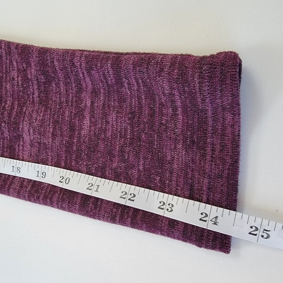 COMPANY Ellen Tracy Purple Heathered Cardigan Size L - Picture 8 of 10